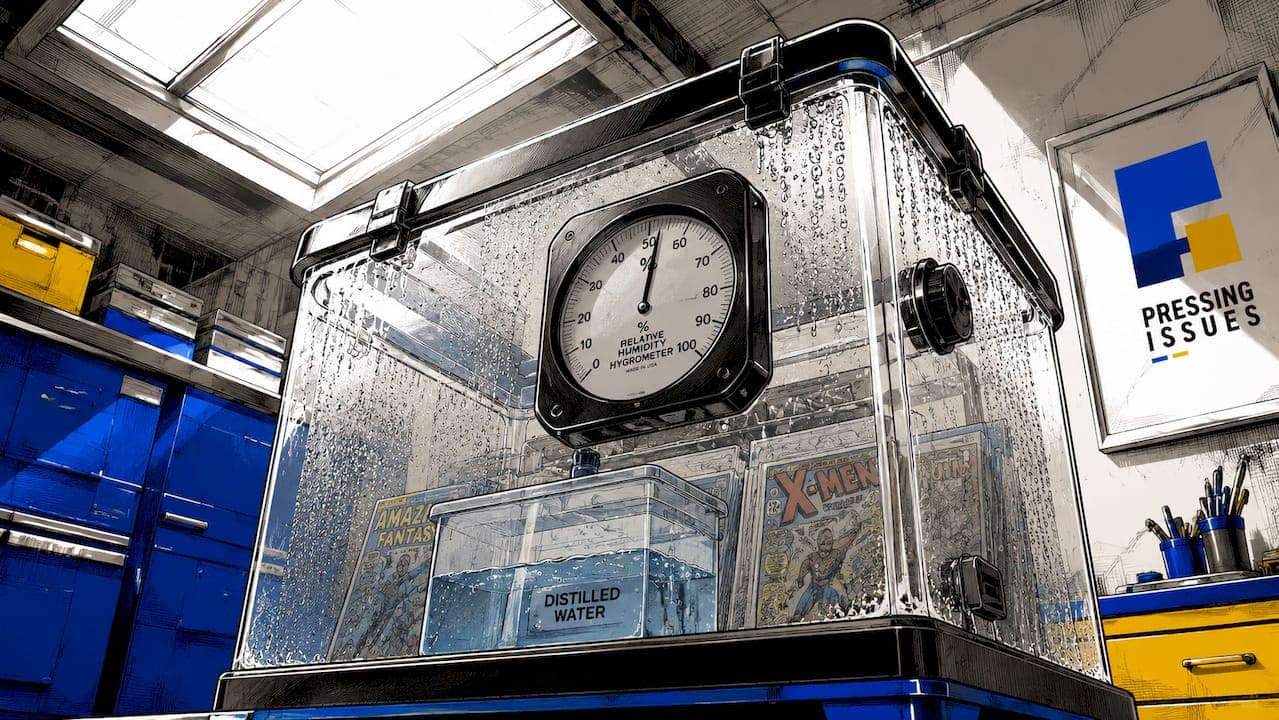 How Humidity Controls the Success of Comic Pressing