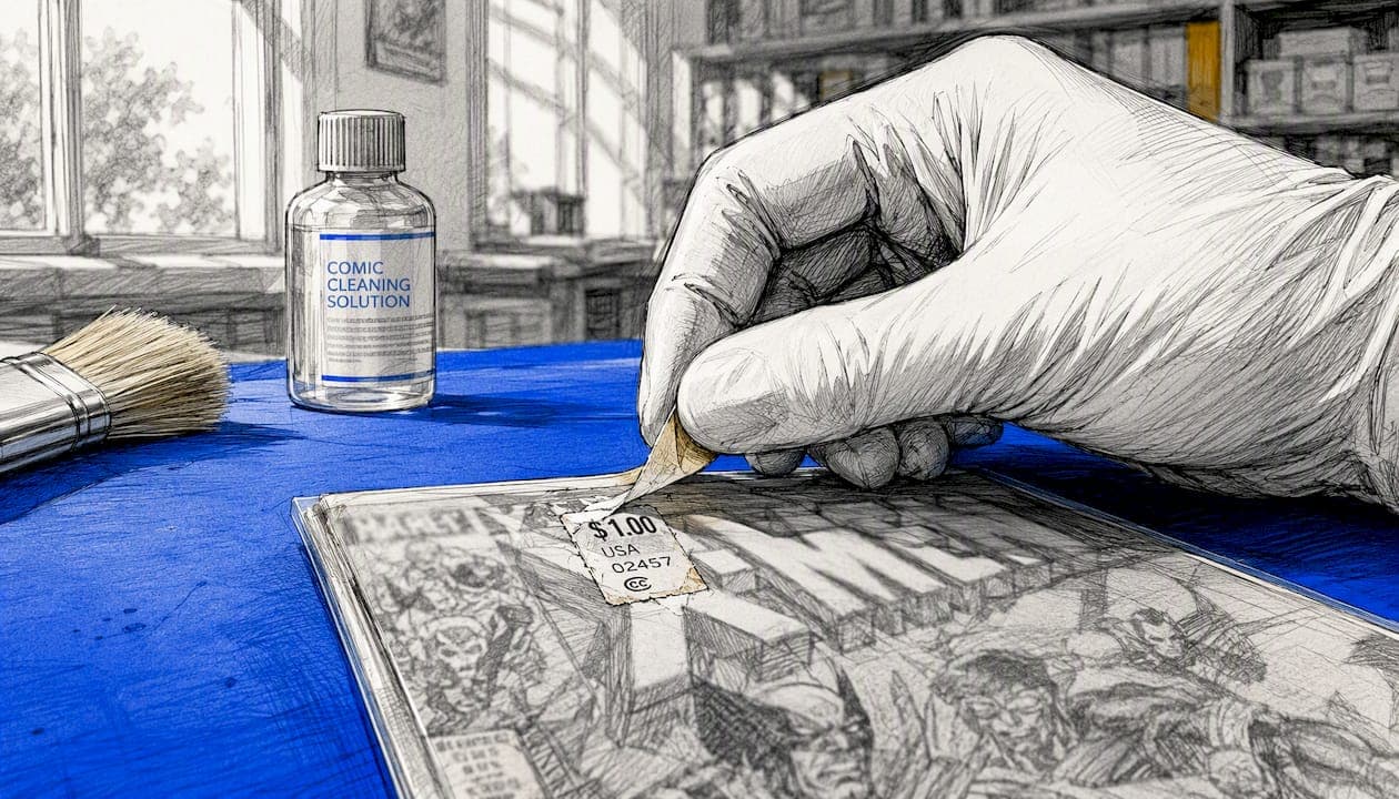 Protect Your Comic's Grade: Safe Sticker Residue Removal for Collectors
