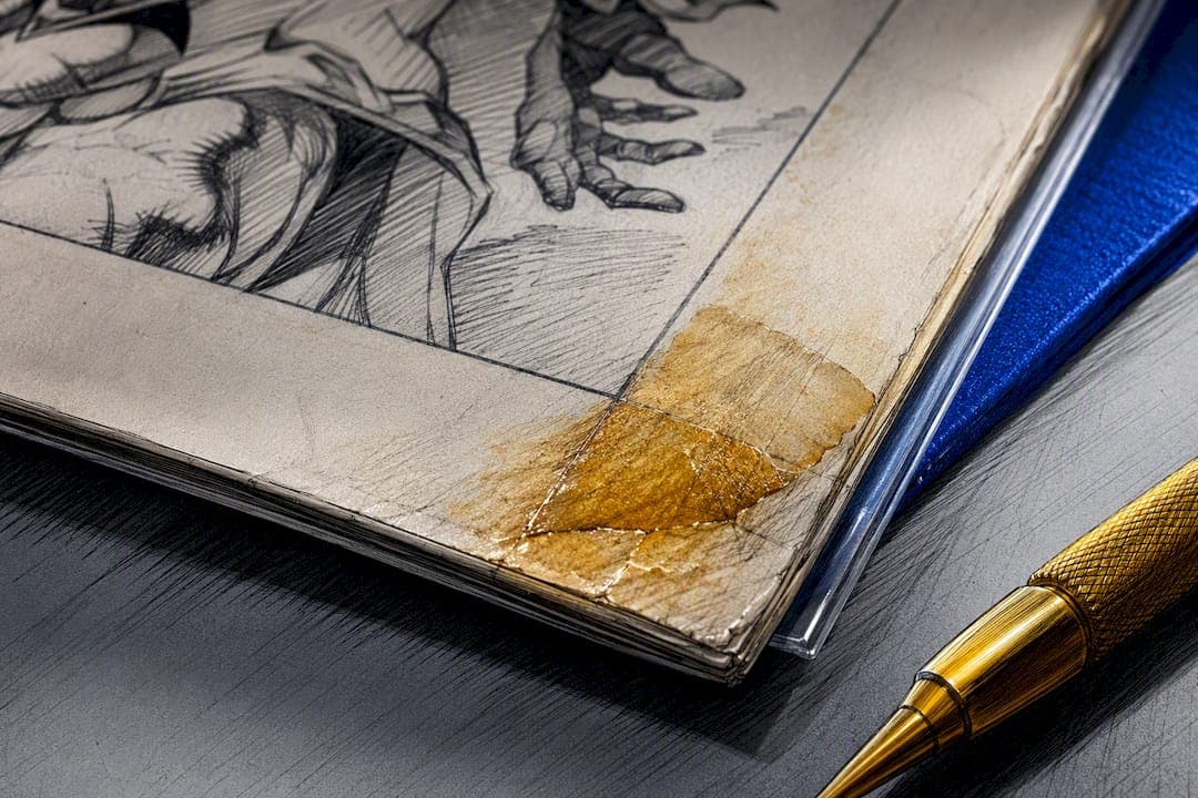 Collectors: Prevent Tape Stains That Can Knock Comics Multiple Grades